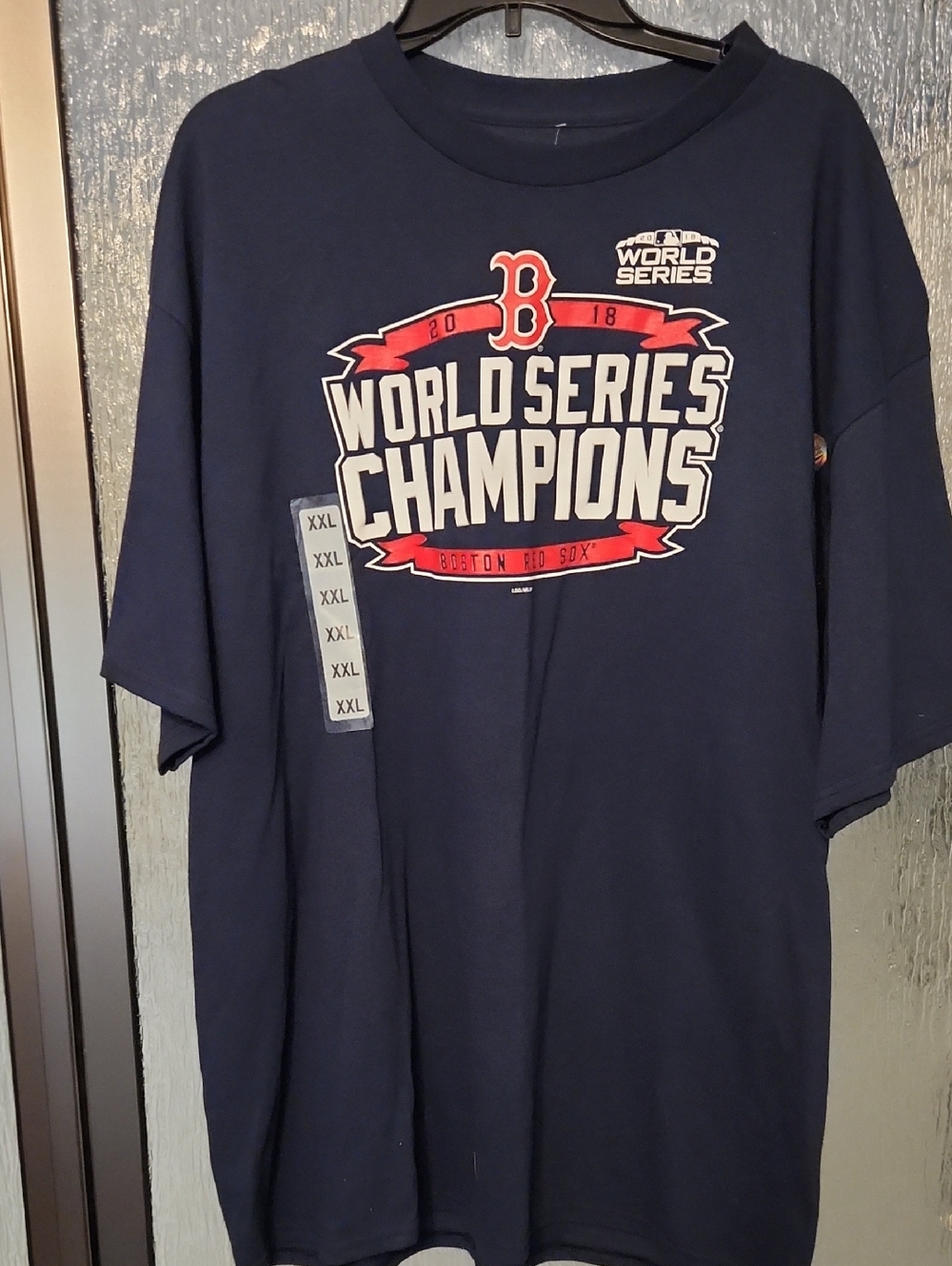 Genuine Merchandise Navy Blue Boston Red Sox World Series Champions Tee (NWT